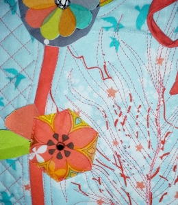 More quilting and 3-D elements on Neo-Baltimore Petals
